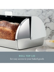 Swan Set of 3 White Townhouse Bread Bin - Image 3 of 11