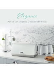 Swan Set of 3 White Townhouse Bread Bin - Image 8 of 11