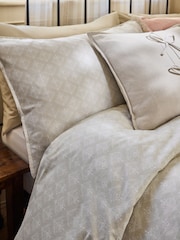 Laura Ashley Natural Ladyfern 100% Cotton Duvet Cover and Pillowcase Set - Image 3 of 5