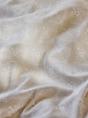 Laura Ashley Natural Ladyfern 100% Cotton Duvet Cover and Pillowcase Set - Image 4 of 5