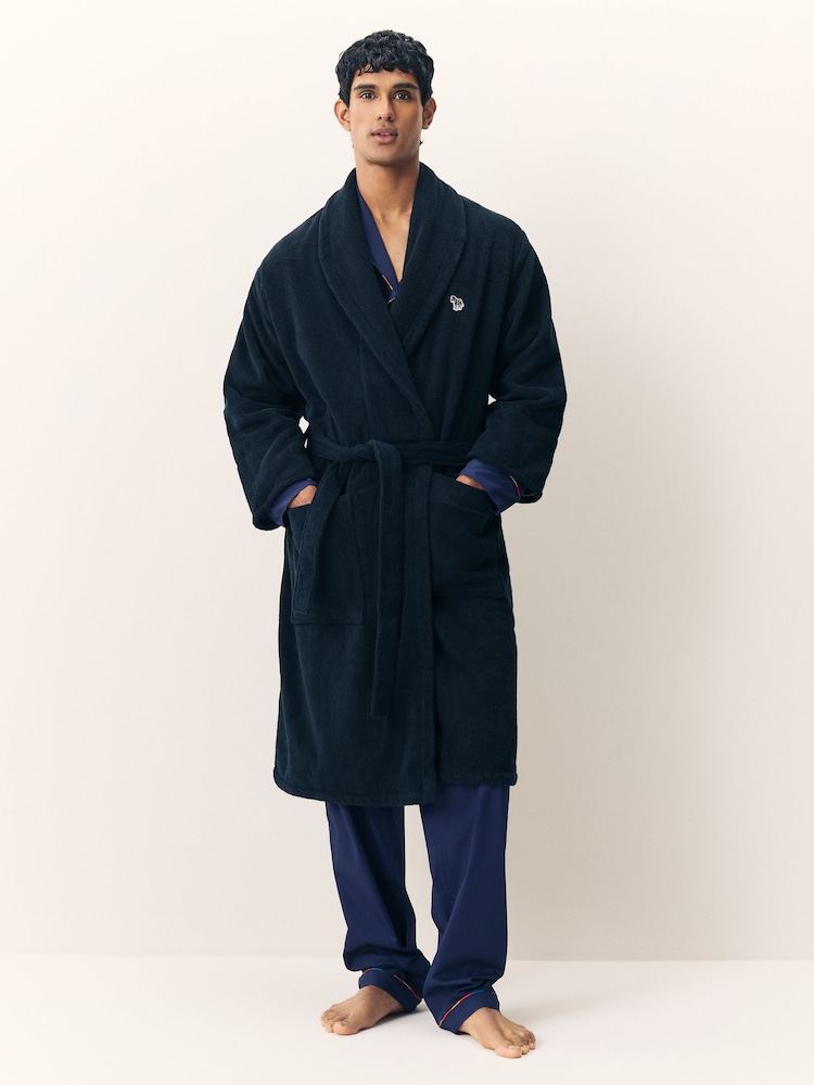 PS Paul Smith Towelling Black Robe - Image 1 of 3