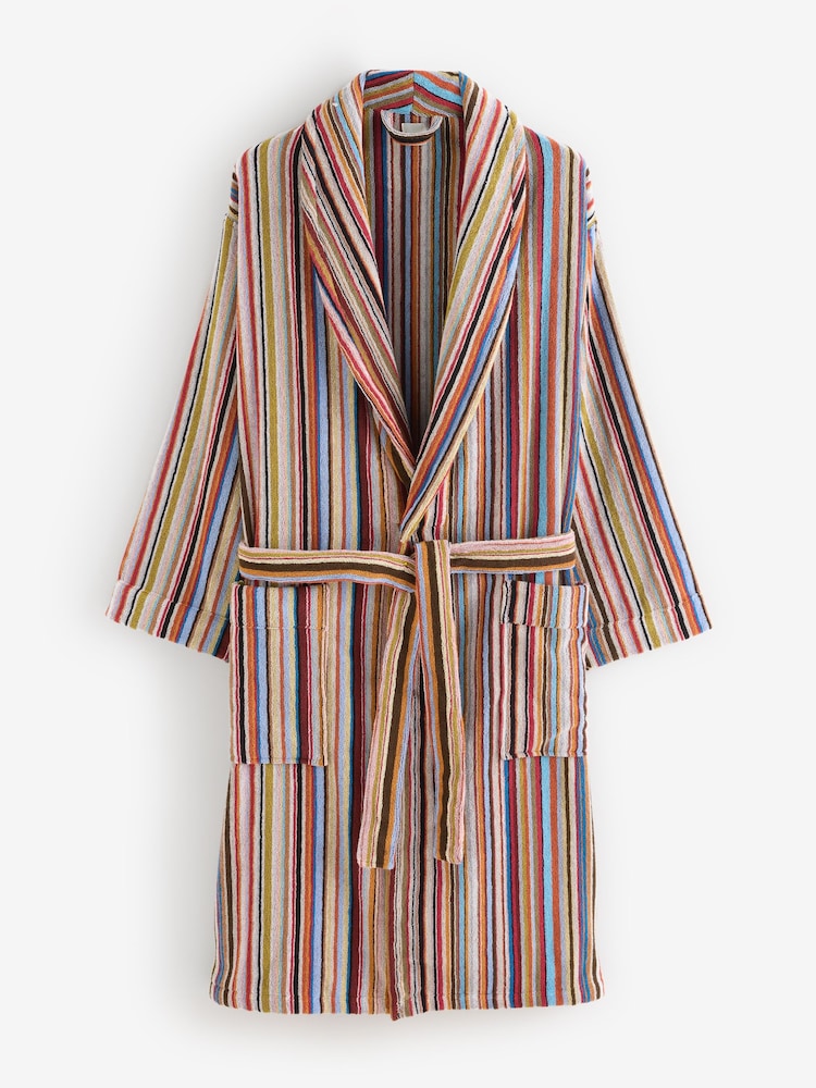PS Paul Smith Signature Stripe Black Robe - Image 1 of 1 PS Paul Smith Signature Stripe Black Robe - Image 1 of 1