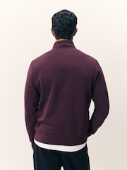 PS Paul Smith Regular Fit Quarter Zip Logo Sweat Top Jumper - Image 2 of 5