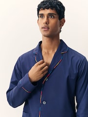Signature Stripe Trim Pyjamas Set - Image 5 of 6