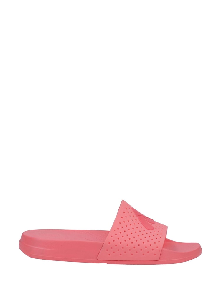 FitFlop Pink iQushion Arrow Slides - Image 1 of 4