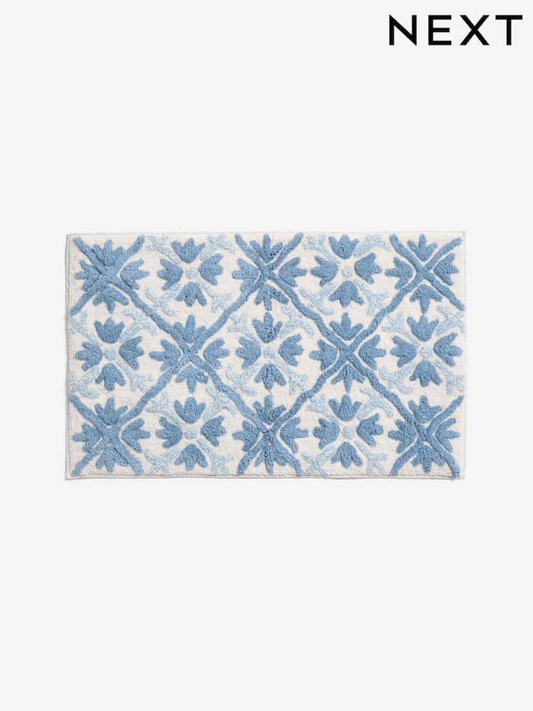 سجادة حمام من البلاط الجغرافي - صورة 1 من 2 سجادة حمام من البلاط الجغرافي - صورة 1 من 2