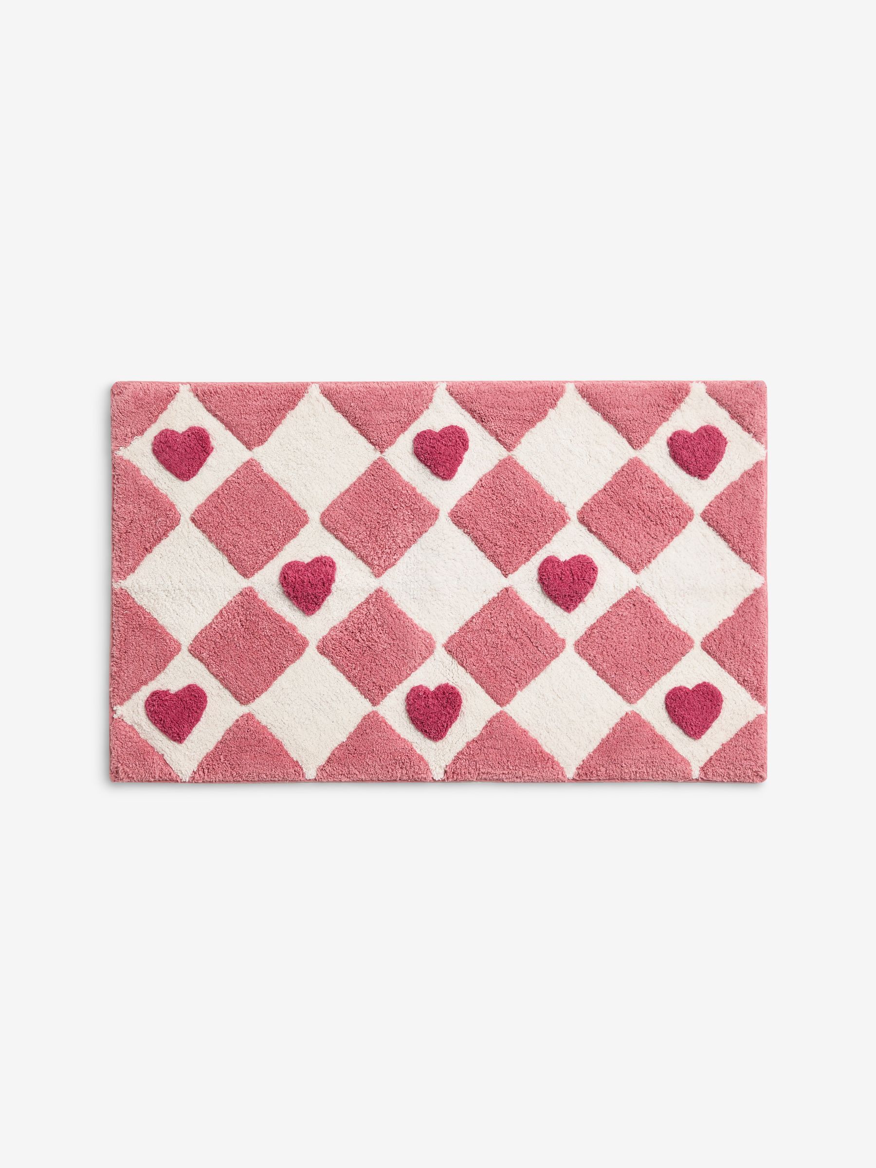 Buy Pink Heart Bath Mat from the Next UK online shop