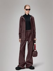 Rains Red Waterproof Curve Short Jacket - Image 4 of 4