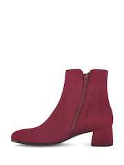 Gabor Red Abbey Merlot Suede Boots - Image 2 of 5