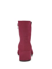 Gabor Red Abbey Merlot Suede Boots - Image 5 of 5