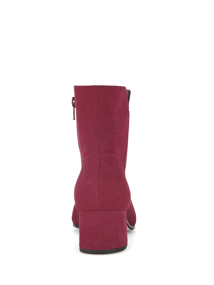 Gabor Red Abbey Merlot Suede Boots - Image 5 of 5