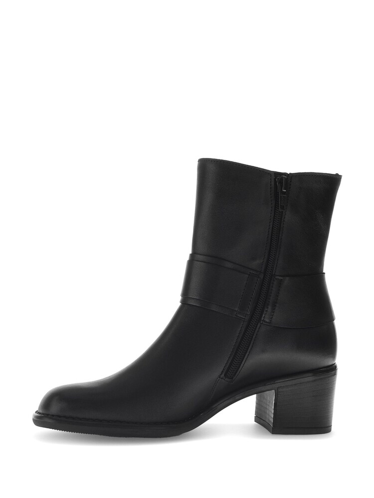 Gabor Easel Leather Black Boots - Image 2 of 5 Gabor Easel Leather Black Boots - Image 2 of 5