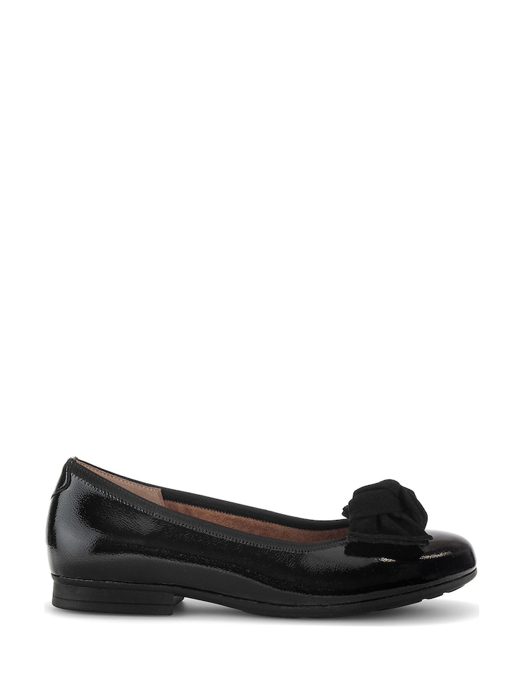 Gabor Picnic Patent Leather Black Shoes - Image 1 of 5