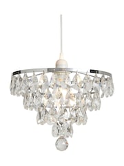 BHS Chrome Elsa Easyfit Ceiling Light - Image 5 of 7