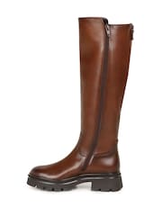 Gabor Match Sattel Leather Brown Boots - Image 2 of 5