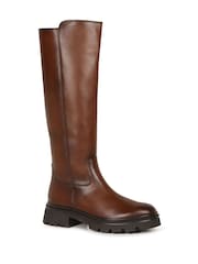 Gabor Match Sattel Leather Brown Boots - Image 3 of 5