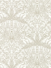 Clarke & Clarke GoldIvory Leopardo Exotica 2 A4 Wallpaper Sample - Image 1 of 1