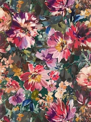 Clarke & Clarke Amethyst Emerald Tahiti Exotica 2 A4 Wallpaper Sample - Image 1 of 1