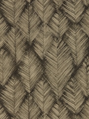 Clarke & Clarke Charcoal Gilver Folius Expressions Performance A4 Wallpaper Sample - Image 1 of 1