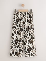 Cow Print Wide Leg Trousers (3-16yrs) - Image 1 of 4