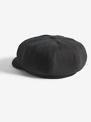 Lipsy Black Baker Boy Hat - Image 4 of 4