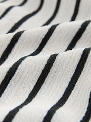 Black/White Stripe Crinkle Shorts (3-16yrs) - Image 3 of 4