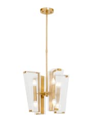 Fifty Five South Antique Brass Celeste Pendant Ceiling Light - Image 4 of 4
