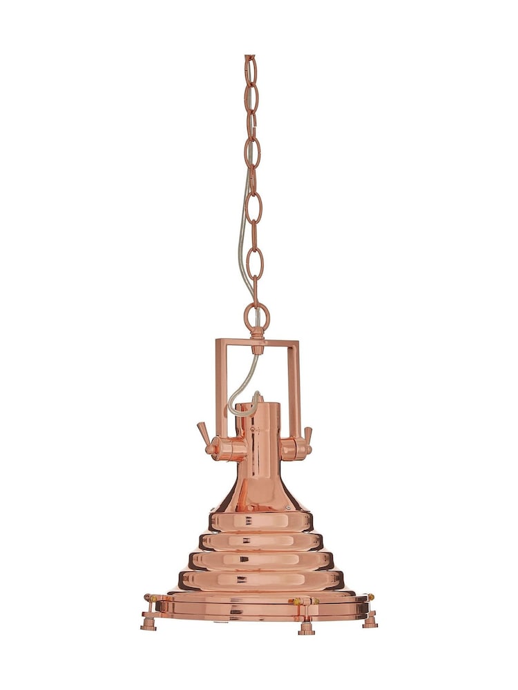 Fifty Five South Copper Lexington Pendant Ceiling Light - Image 2 of 3