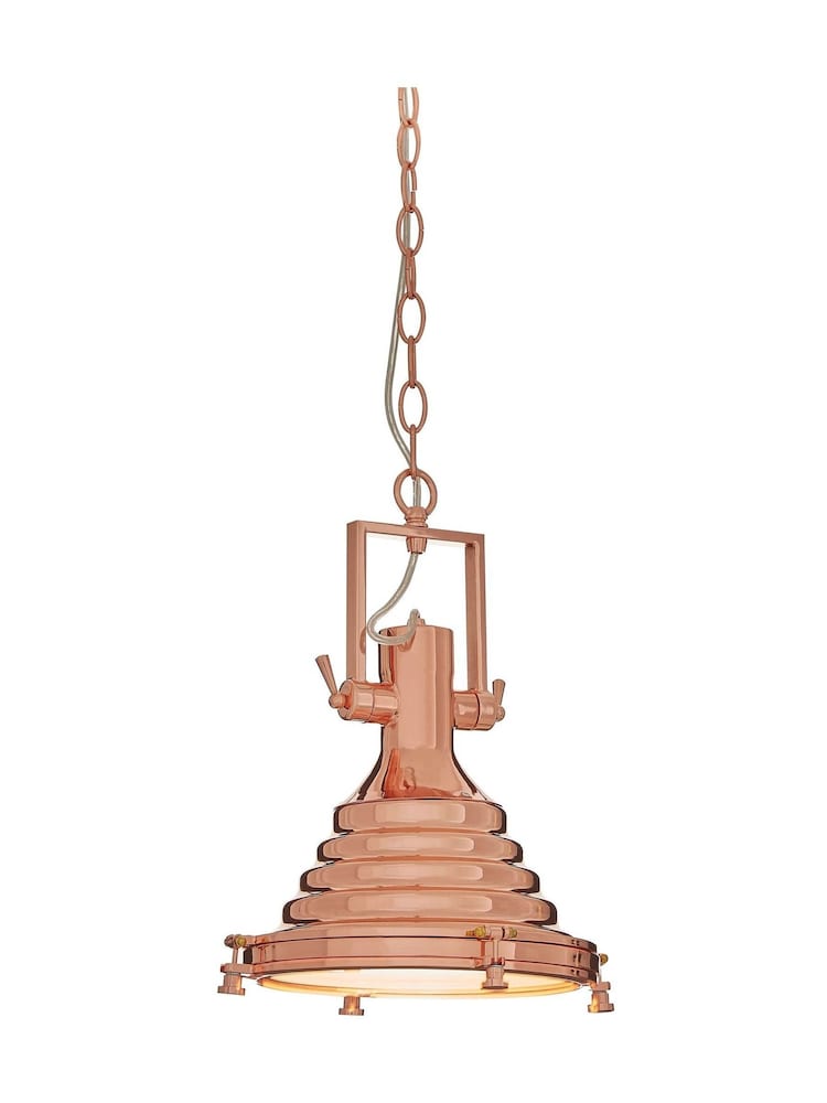 Fifty Five South Copper Lexington Pendant Ceiling Light - Image 3 of 3