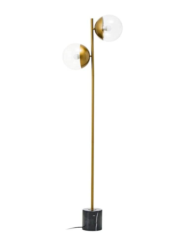Interiors by Premier Gold Revive 2 Bulb Metal Floor Lamp - Image 4 of 4 Interiors by Premier Gold Revive 2 Bulb Metal Floor Lamp - Image 4 of 4