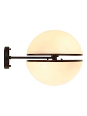 Fifty Five South Matte Black Abira Ball Wall Light - Image 3 of 4