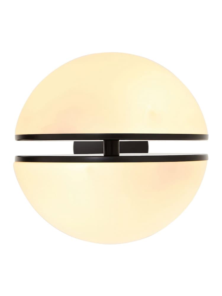 Fifty Five South Matte Black Abira Ball Wall Light - Image 4 of 4