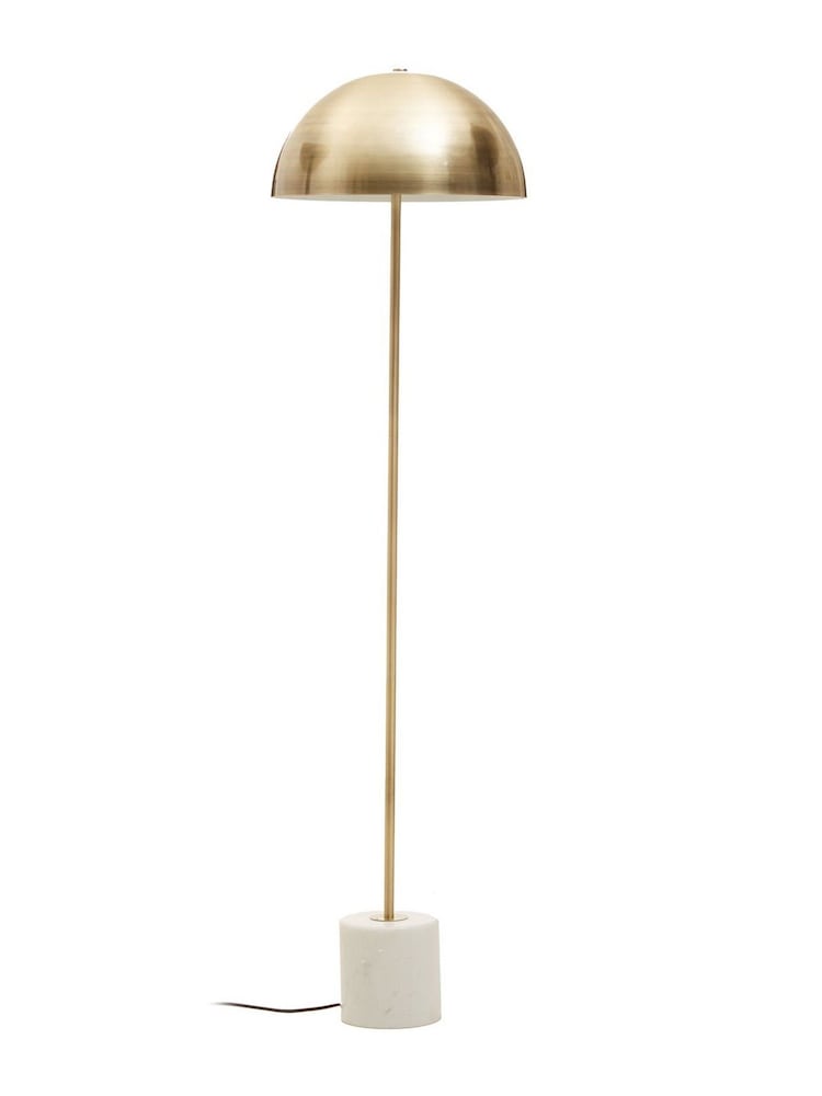 Fifty Five South Brushed Brass Murdoch Floor Lamp - Image 1 of 1