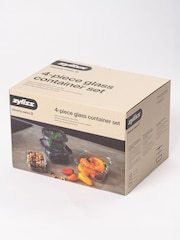 Zyliss 4 Piece Clear Glass Storage Container Set - Image 5 of 5