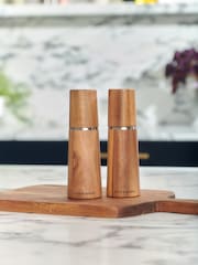 Cole & Mason Natural Acacia Marlow Beech Salt & Pepper Mill Set - Image 1 of 5