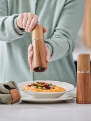Cole & Mason Natural Acacia Marlow Beech Salt & Pepper Mill Set - Image 3 of 5