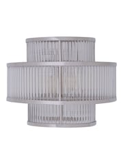 Fifty Five South Nickel Salasco 3 Tier Glass Wall Light - Image 1 of 4