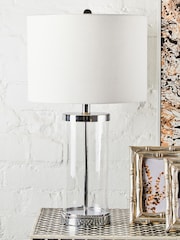 Fifty Five South Silver Franklyn Table Lamp - Image 1 of 4