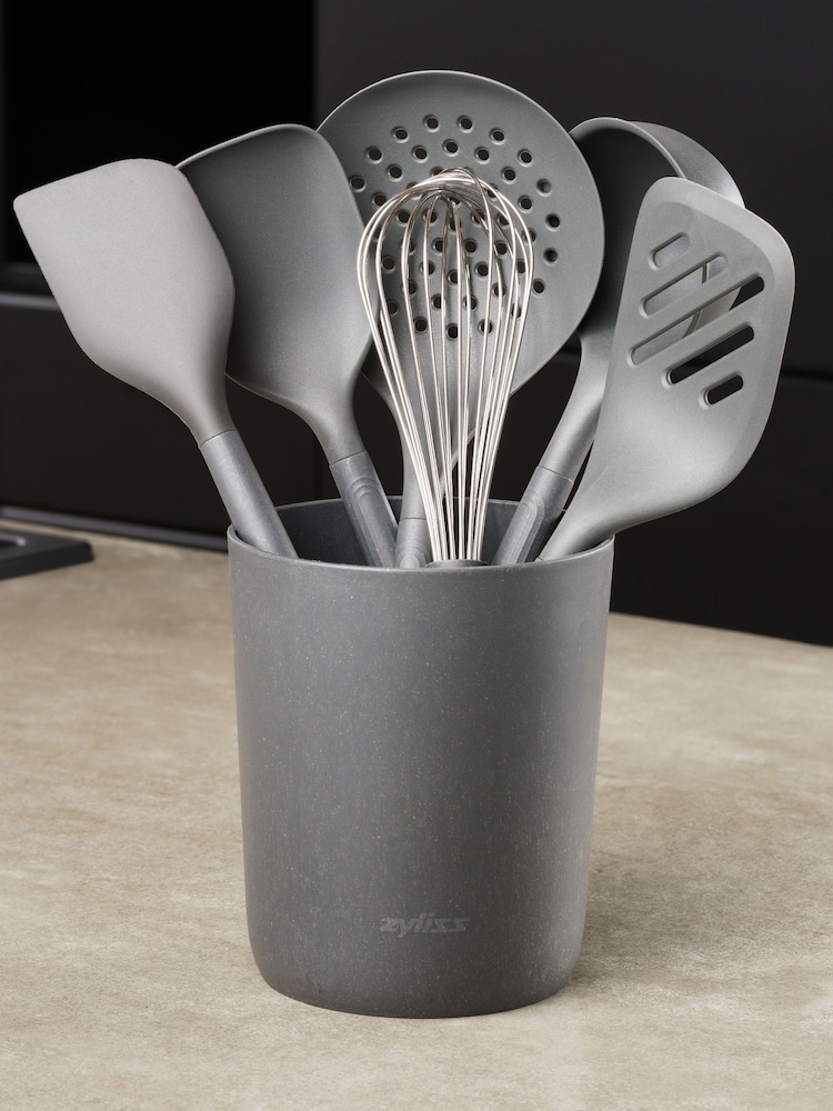 Zyliss 7 Piece Beluga Grey Utensil Set - Image 1 of 4