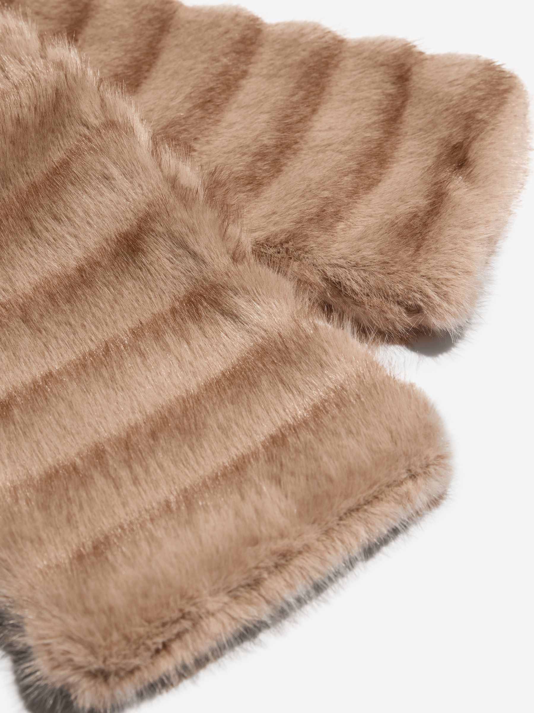 Buy Lipsy Neutral Faux Fur Scarf from the Next UK online shop