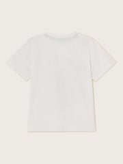 Monsoon White Born Wild Tiger Print 100% Cotton T-Shirt - Image 3 of 4