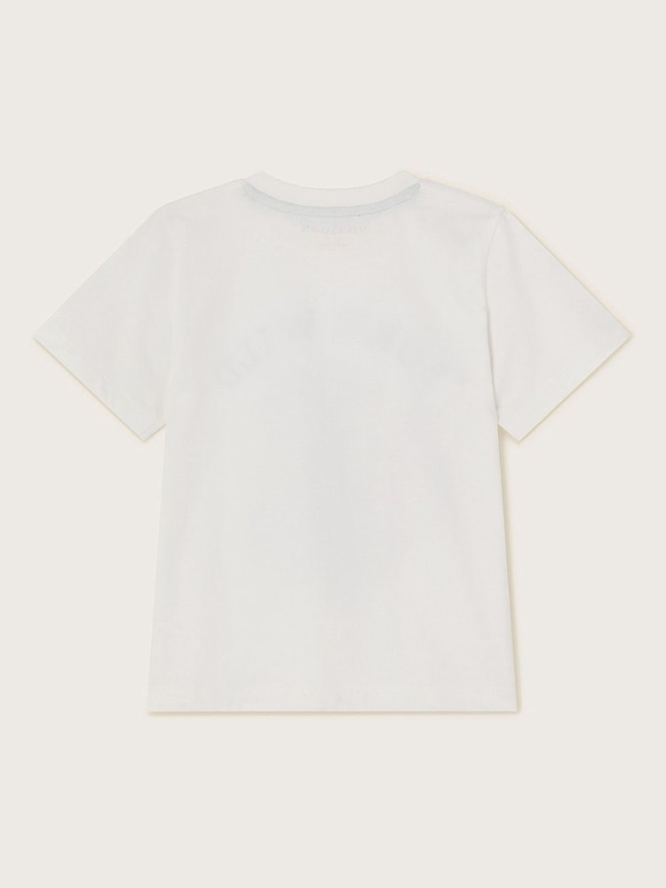 Monsoon White Born Wild Tiger Print 100% Cotton T-Shirt - Image 3 of 4