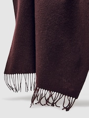 Reiss Burgundy Picton Scarf - Image 6 of 6