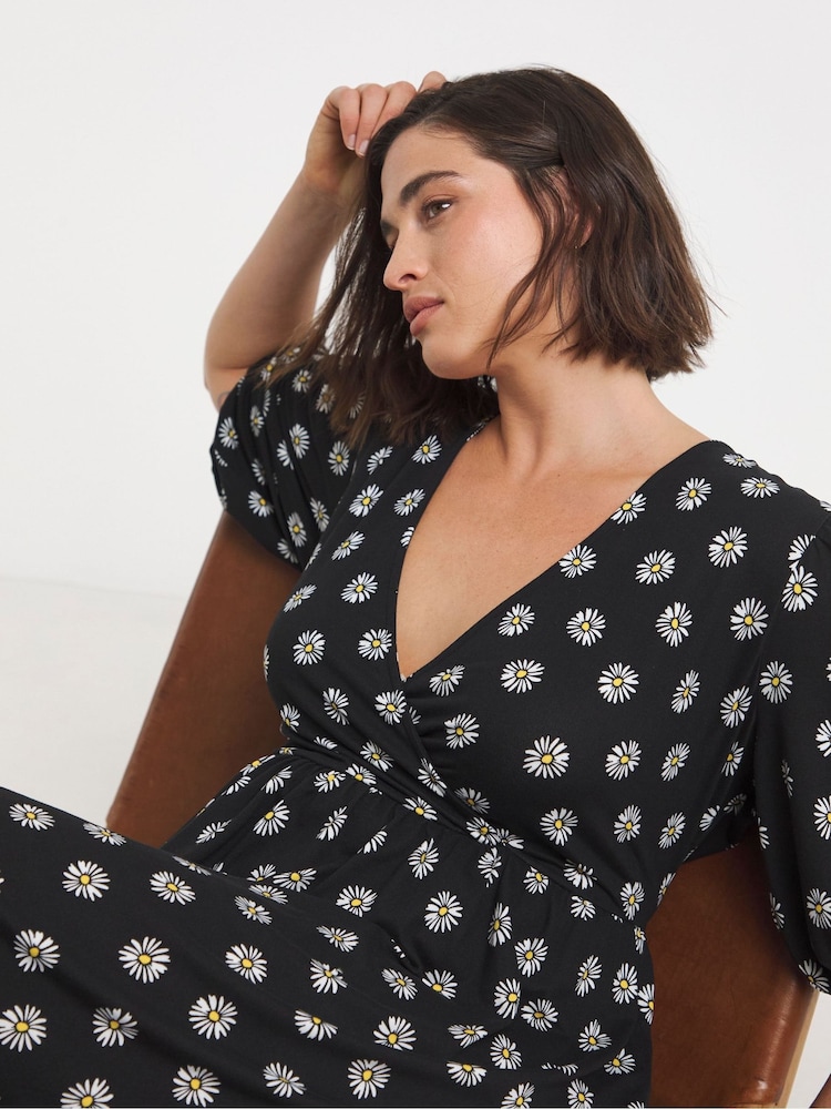 Vestido a media pierna con bolsillo Supersoft de Simply Be - Imagen 1 de 4