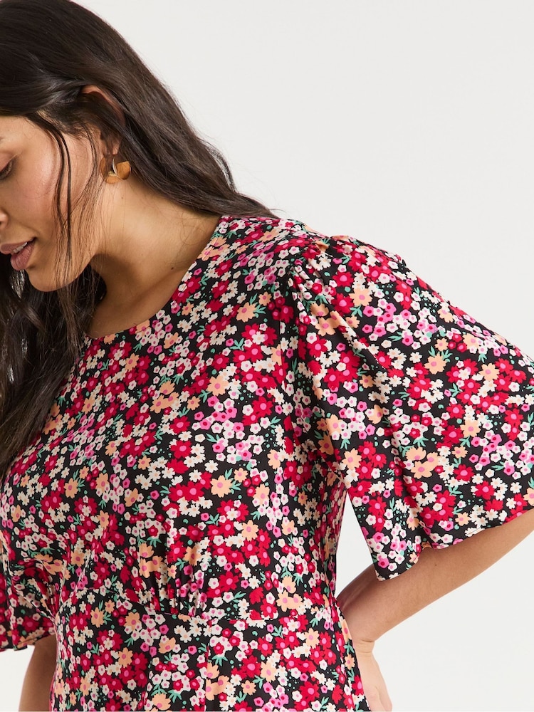 Simply Be Pink Midi Dress - Image 4 of 4