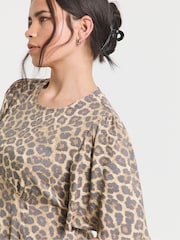 Simply Be Animal Midi Dress - Image 3 of 4