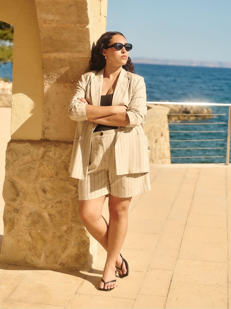 Simply Be Natural Single Breasted Blazer - Image 7 of 7
