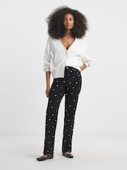 Simply Be Embroidered Denim Straight Leg Jeans - Bild 1 von 4