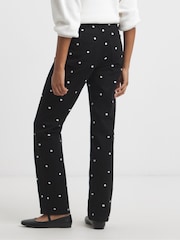 Simply Be Embroidered Denim Straight Leg Jeans - Bild 2 von 4