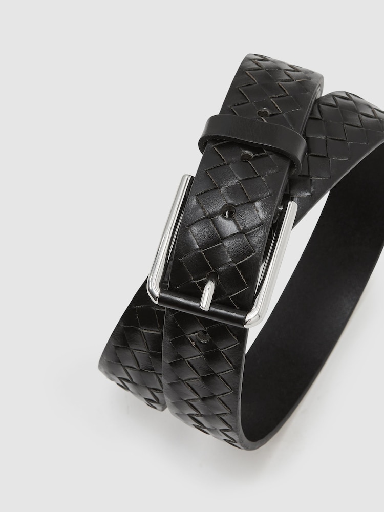 Reiss Black Preston Belt - Image 4 of 4 Reiss Black Preston Belt - Image 4 of 4